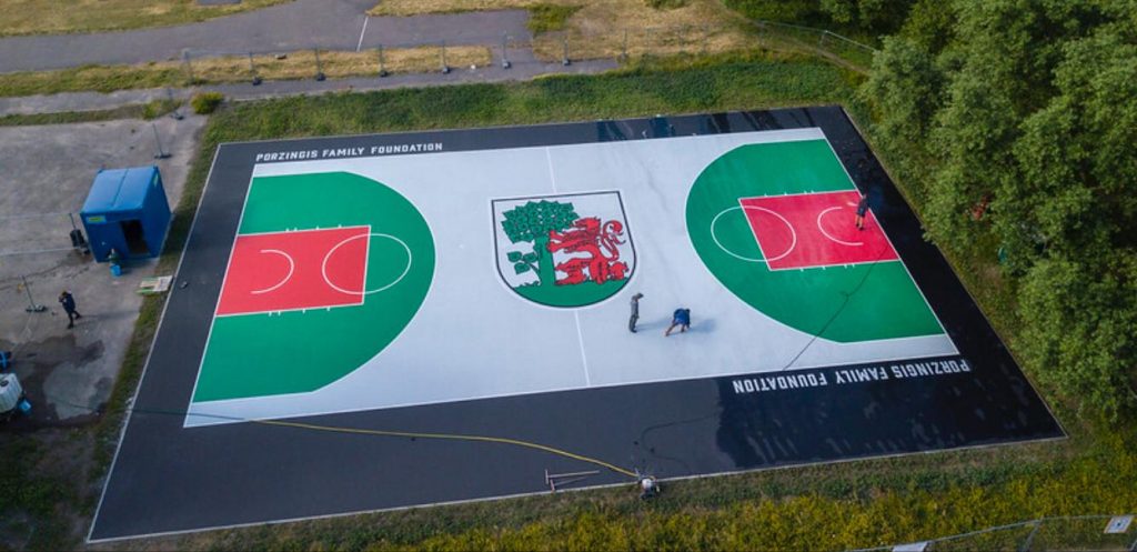 Atliktas grindų šlifavimo darbas