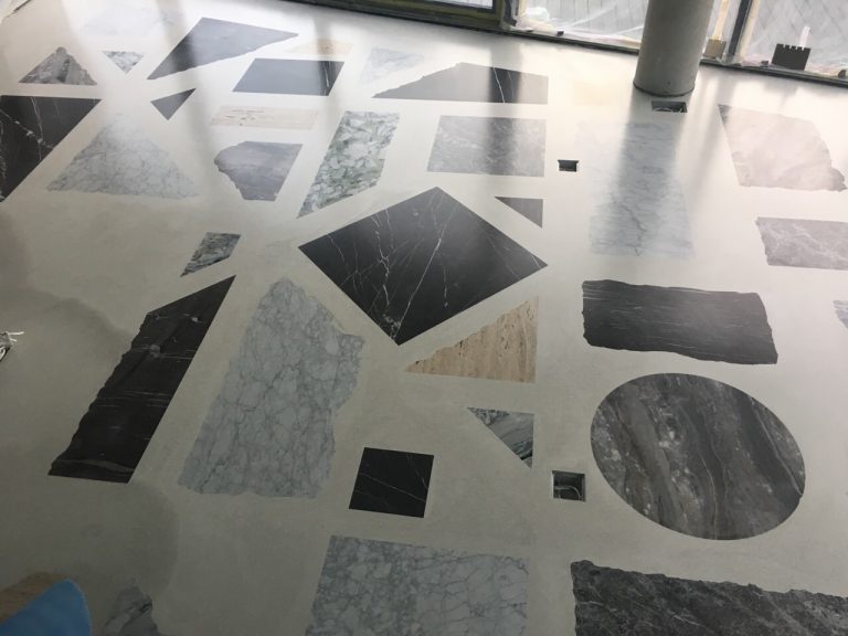Terrazzo grindų šlifavimas – atliktas darbas
